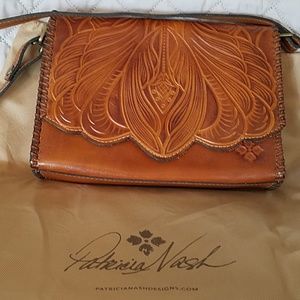 Patricia Nash Leather Shoulder Strap Handbag